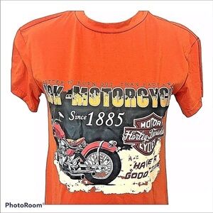 Shein Size XS Harley Davidson Motorcycle T Shirt
